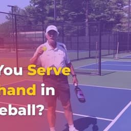 Can You Serve Overhand in Pickleball? Is it Legal or Ilegal?