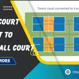 How many pickleball courts fit on a tennis court?