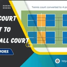 How many pickleball courts fit on a tennis court?