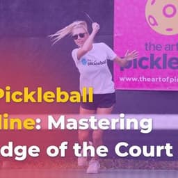The Pickleball Baseline: Mastering the Edge of the Court
