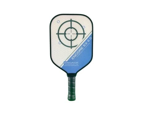 Engage Encore EX 6.0 Pickleball Paddle | USAPA Approved | Textured FiberTEK High Compression Fiberglass Face & ControlPRO II Polymer Core