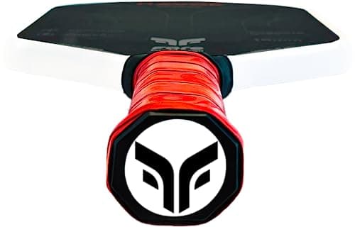 Havok Pro Pickleball Paddle: Carbon Fiber Surface for Enhanced Power, Precision and Maximum Spin - Large Sweet Spot and USAPA Approved - Red
