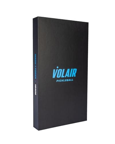 Volair Pickleball - Mach 1 Forza Paddle - for Spin, Control and Power - Toray T700 Carbon Fiber Surface - Thermoformed - Foam Injected w/Headcover, Eraser, Extra Black Grip