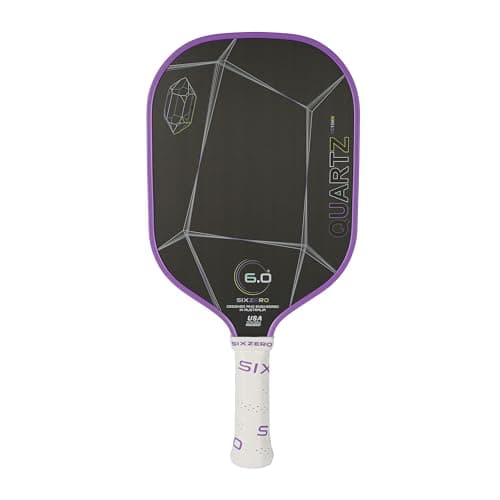 Quartz Pickleball Paddle - Affordable, Premium Construction, Raw Carbon