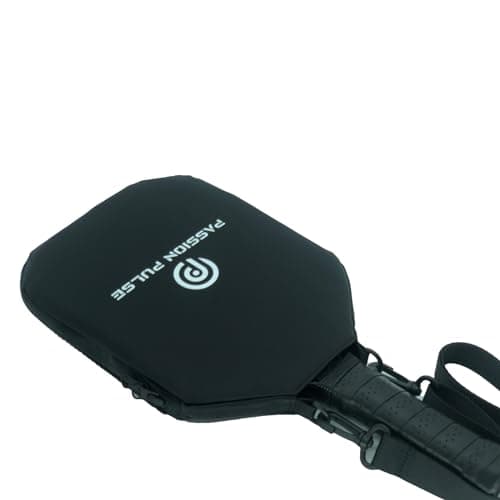 Pickleball Paddle Cover and Storage Bag With Pockets - Water Resistant Racket Sleeve for Standard & Extended Paddles