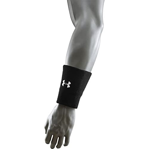 Under Armour Adult 6-inch Performance Wristband 2-Pack