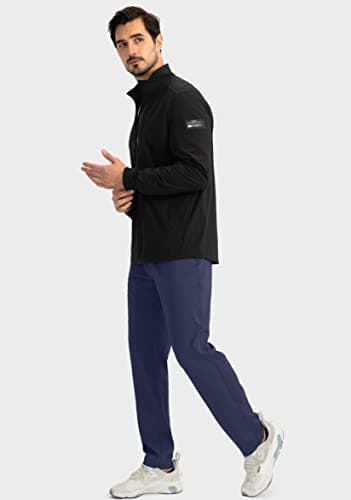 G Gradual Men's Sweatpants with Zipper Pockets Tapered Joggers for Men Athletic Pants for Workout, Jogging, Running
