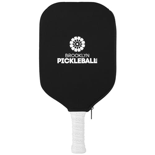 Brooklyn Pickleball Co. | Pickle Ball Paddle Cover | 13mm or 14mm Paddles up to 8" Wide | Single Case | Racket Sleeve | Protective Head Cover