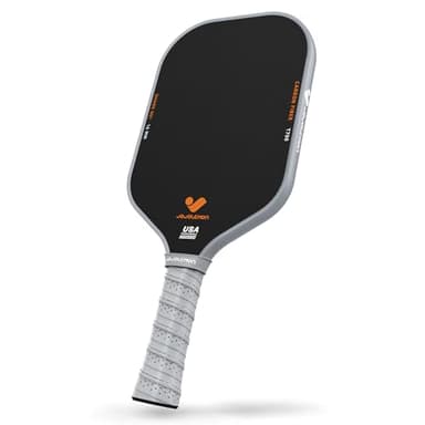 Pickleball Paddles, Carbon Fiber Pickleball Paddle with a 16mm Shark Power Polymer Core, The Pickleball Rackets Designed for Ultimate Spin & Consistency