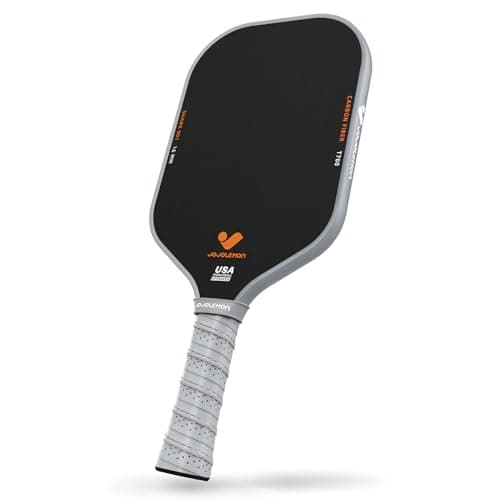 Pickleball Paddles, Carbon Fiber Pickleball Paddle with a 16mm Shark Power Polymer Core, The Pickleball Rackets Designed for Ultimate Spin & Consistency
