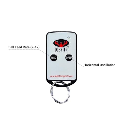 Pickleball Machine – Full-Featured – Adjustable Topspin, Backspin, & Lobs, Random Oscillation, Ball Speed (20-60MPH), Lightweight & Portable, Holds 125 Balls, with Multi-Function Remote
