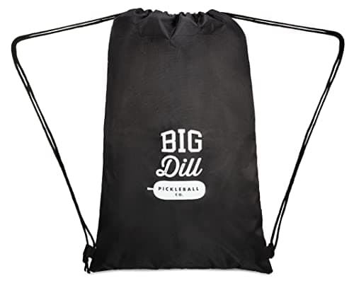 Big Dill Pickleball Superstar Pickle Ball Paddle Set of 4 Wooden Paddles — Pack of 4 Pickleball Paddles Set, 4 Pickleball Balls & Bag for Pickle Ball Rackets, Beginner Pickleball Racket Sets