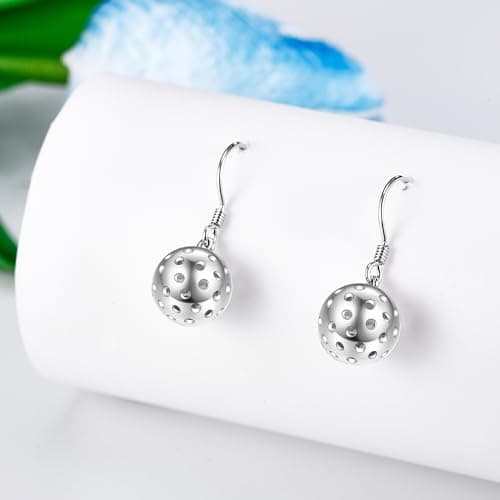 Sterling Silver Hypoallergenic Pickleball, Clarinet, Hockey, Basketball, Baseball, Roller Skating Earring - Music and Sport Jewelry Gifts for Women, Mother, Sport Lover