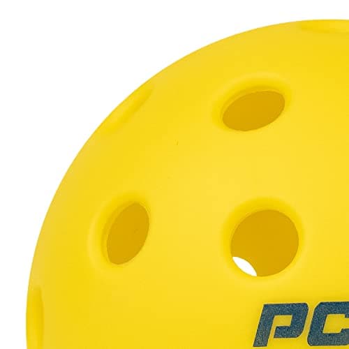PCKL Optic Speed Pickleball Balls | Choose Indoor or Outdoor Pickleballs | USAPA Tournament Aproved | 4 Pack Crack-Resistant