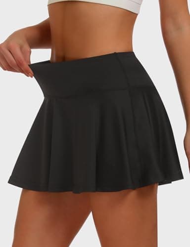 Buauty Women's Tennis Skirt Pleated Golf Skirts with Pockets Shorts Athletic Skort for Pickleball Sports Outfits