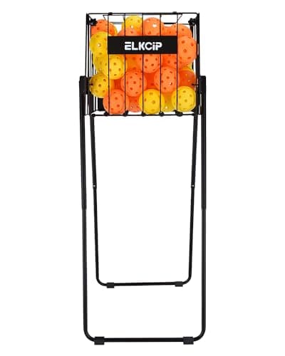 Portable Pickleball & Tennis Ball Collector - Pickleball Retriever Basket Carrier Gatherer Picker Hopper Container for Picking and Storage Training Tool for Ball