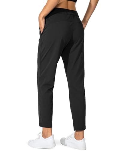 G Gradual Women's Pants with Deep Pockets 7/8 Stretch Ankle Sweatpants for Golf, Athletic, Lounge, Travel, Work
