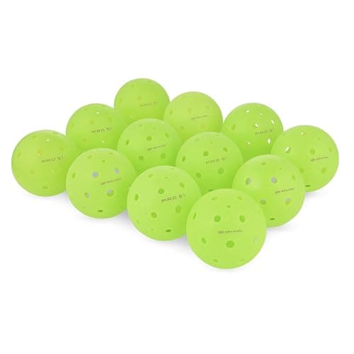 Selkirk Pro S1 Ball | Crack-Resistant | 38 Hole Outdoor Pickleball Balls | USAPA Approved Pickle Ball for Tournament Play | Advanced Aerodynamics |