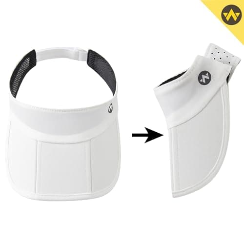 WANDER Sports Sun Visor Hats Adjustable Running Golf Tennis Mesh Folding Cap for Women Men