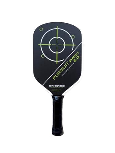 Engage Pursuit Pro1 6.0 Pickleball Paddle - Raw T700 Toray Carbon Fiber for Extreme Spin - MachPro Core for Maximum Power & Control