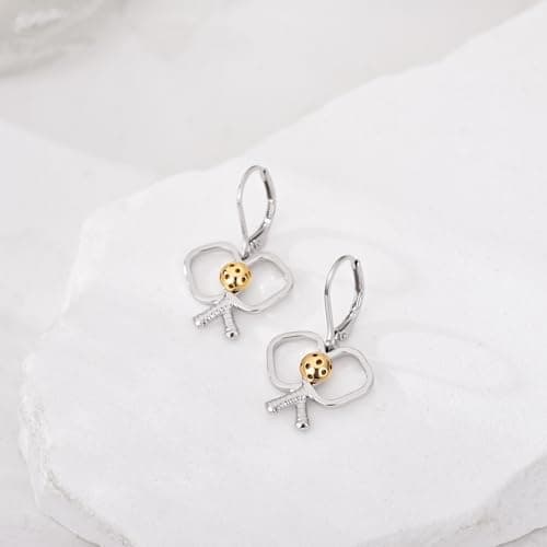 Pickleball Earrings for Wome Pickleball Jewelry Gifts for Women