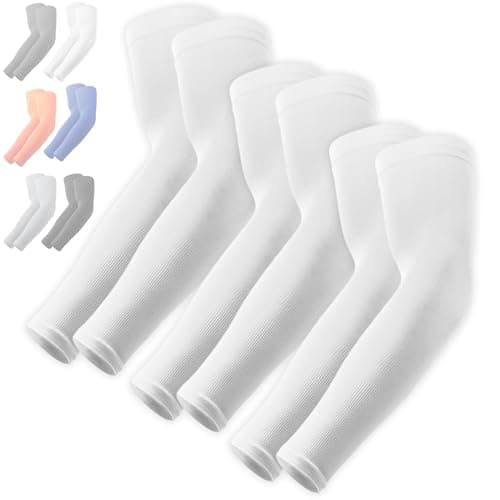 OutdoorEssentials UV Sun Protection Arm Sleeves - Compression Arm Sleeve, UV Arm Sleeves Men, Women - Golf Cooling Sleeves