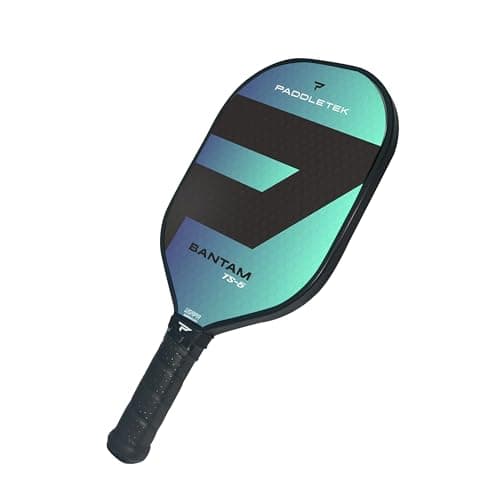 Paddletek Bantam TS-5 Pickleball Paddle | Professional Pickleball Paddles with Honeycomb Core, Textured Fiberglass Epoxy Hybrid Surface, Bantam PolyCore & High Tack Performance Grip | USAPA Approved