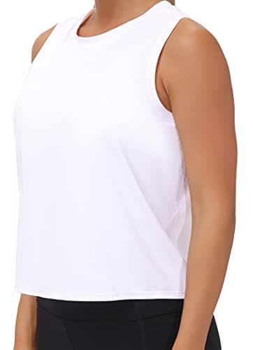 THE GYM PEOPLE Women's Workout Tops in Ice Silk Quick Dry Sleeveless