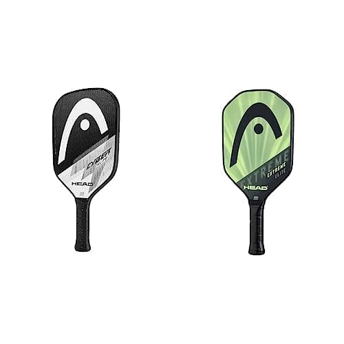 Head Cyber Elite Pickleball Paddle, Fiberglass Surface, Black/White Color, Beginning to Intermediate Levels