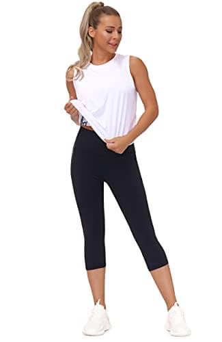 THE GYM PEOPLE Women's Workout Tops in Ice Silk Quick Dry Sleeveless