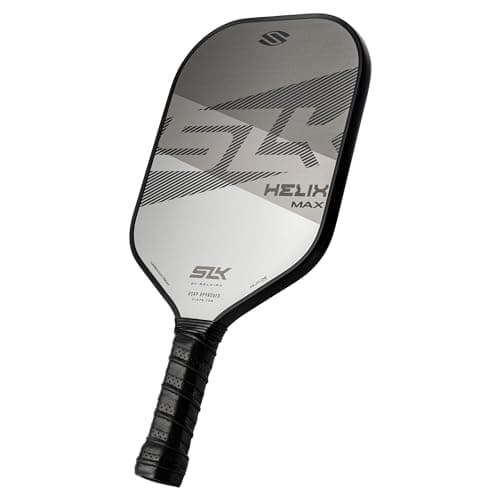 SLK Helix Pro Pickleball Paddle | Carbon Fiber & Fiberglass Hybrid Face | Thermoformed Carbon Fiber Core | Unmatched Control
