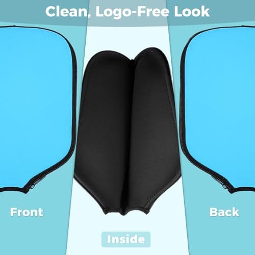 Pickleball Paddle Cover, Universal Case Size - 8.6 x 12.2 inches Racket Sleeve, Compatible with Most USAPA Standard and Elongated Pickball Paddles