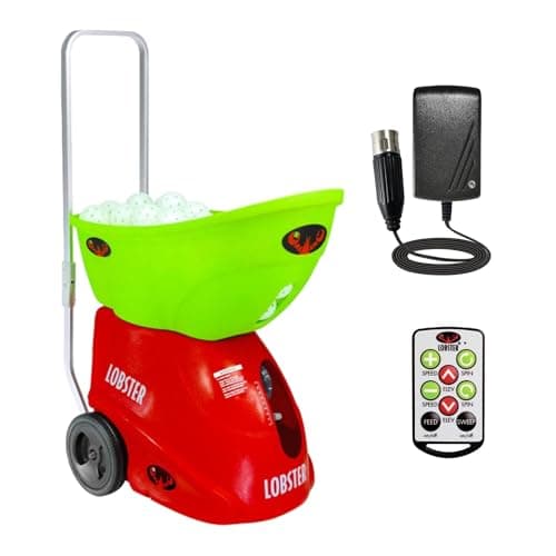 Pickleball Machine – Full-Featured – Adjustable Topspin, Backspin, & Lobs, Random Oscillation, Ball Speed (20-60MPH), Lightweight & Portable, Holds 125 Balls, with Multi-Function Remote