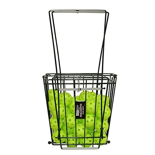 Picklehopper 60 - Pickleball Basket | Holds and Picks Up 60 Balls | EZ Glide Bar Provides Effortless Ball Pick-Up | No Tool Assembly | Picks Up All Types of Pickleballs