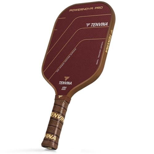 TENVINA Pickleball Paddles, Thermoforming 4-Layer T700SC Friction Carbon Fiber Pickleball Paddle, Professional Pickleball Paddle USAPA Approved with Strong Power and Spin for Athletes