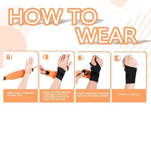 Wrist Brace,Wrist Support for Carpal Tunnel Pain Relief,Ulnar Wrist Brace Ultra-Thin Elastic for Tear,Wrist wraps Repetitive Wrist Use Injury,Fits Both Wrists