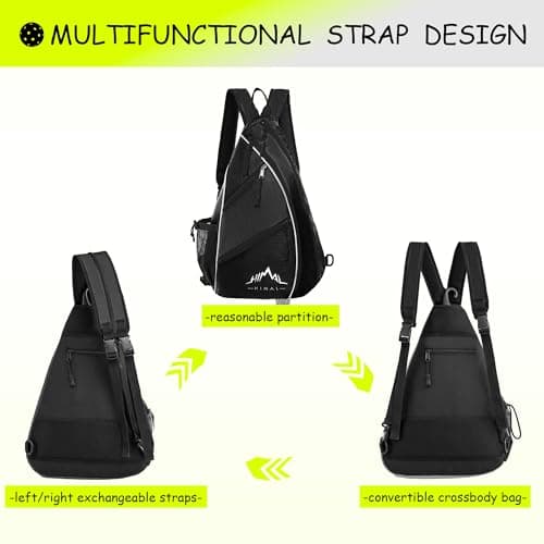 Himal Pickleball Bag Adjustable, Pickleball Backpack with Water Bottle Holder for Men and Women