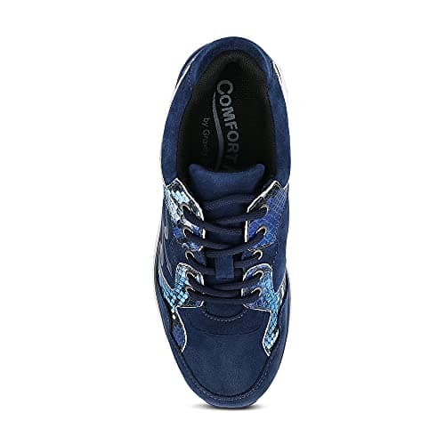 Gravity Defyer Women's G-Defy Silvanit Athletic Shoes - Hybrid VersoShock Proven Performance Shock-Absorbing Leather Pain Relief Shoes