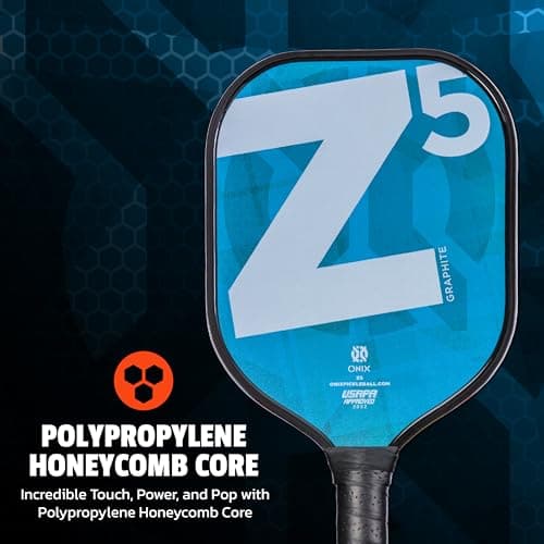 ONIX Graphite MOD Z5 Graphite Carbon Fiber Pickleball Paddles with Cushion Comfort Pickleball Paddle Grip
