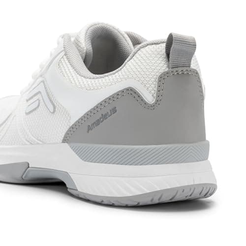 FitVille Wide Pickleball Shoes for Women Cloud-Like Lightweight Womens Tennis Shoes with Arch Support, Wide Toe Box Breathable Court Shoes for Racketball, Badminton