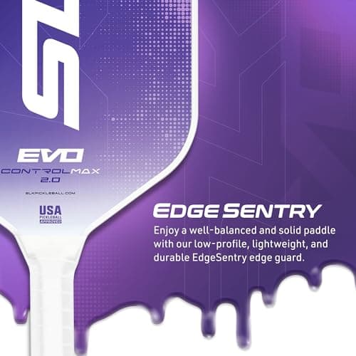 Selkirk Sport SLK Evo Pickleball Paddle | Designed in The USA | Power, Control or Hybrid | Fiberglass & Carbon Fiber with SpinFlex Surface