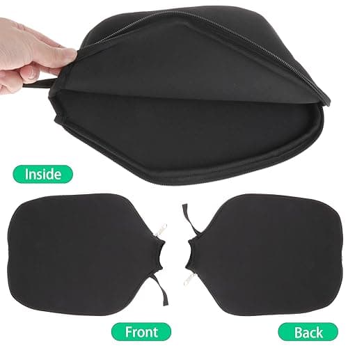 Pickleball Paddle Cover - 8.8 x 11.7 inches Racket Sleeve Bag with Handle Strap, Universal Case Size Fits Most USAPA Standard and Elongated Pickball Paddles