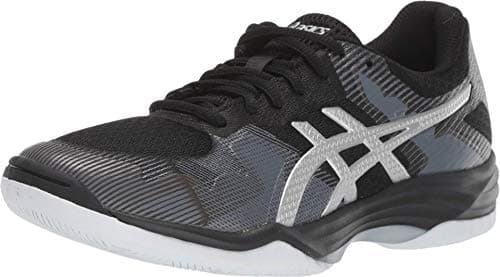 ASICS Women's Gel-Tactic 2 Volleyball Shoes, 11, Black/Silver