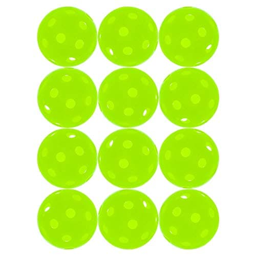 Jugs Sports Pickleballs, Vision Enhanced Green, 1 Dozen