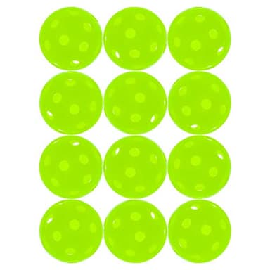 Jugs Sports Pickleballs, Vision Enhanced Green, 1 Dozen