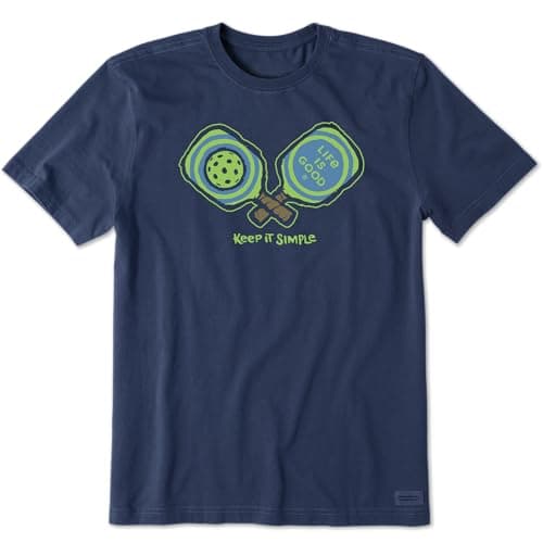 Men's Keep It Simple Pickleball Short Sleeve Crusher Tee