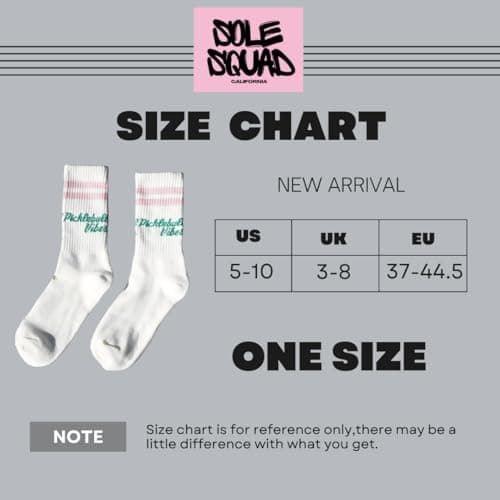 Pickleball Socks for Women and Men – Great Pickleball Gifts and Accessories For Women - Pickleball Outfit