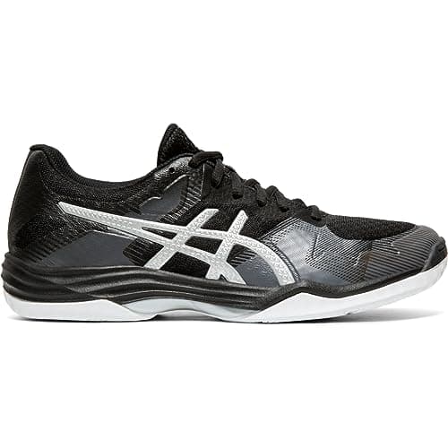 ASICS Women's Gel-Tactic 2 Volleyball Shoes, 11, Black/Silver
