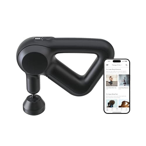 TheraGun Therabody Prime (4th Generation) - Deep Tissue Percussion Therapy Massage Gun - Bluetooth Enabled, Personal Massager for Pain Relief in Neck, Back, Leg, Shoulder and Body