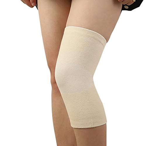 JUMISEE (One Pair Cotton Knee Sleeves for Knee Support, Circulation Improvement & Pain Relief Compression Knee Brace